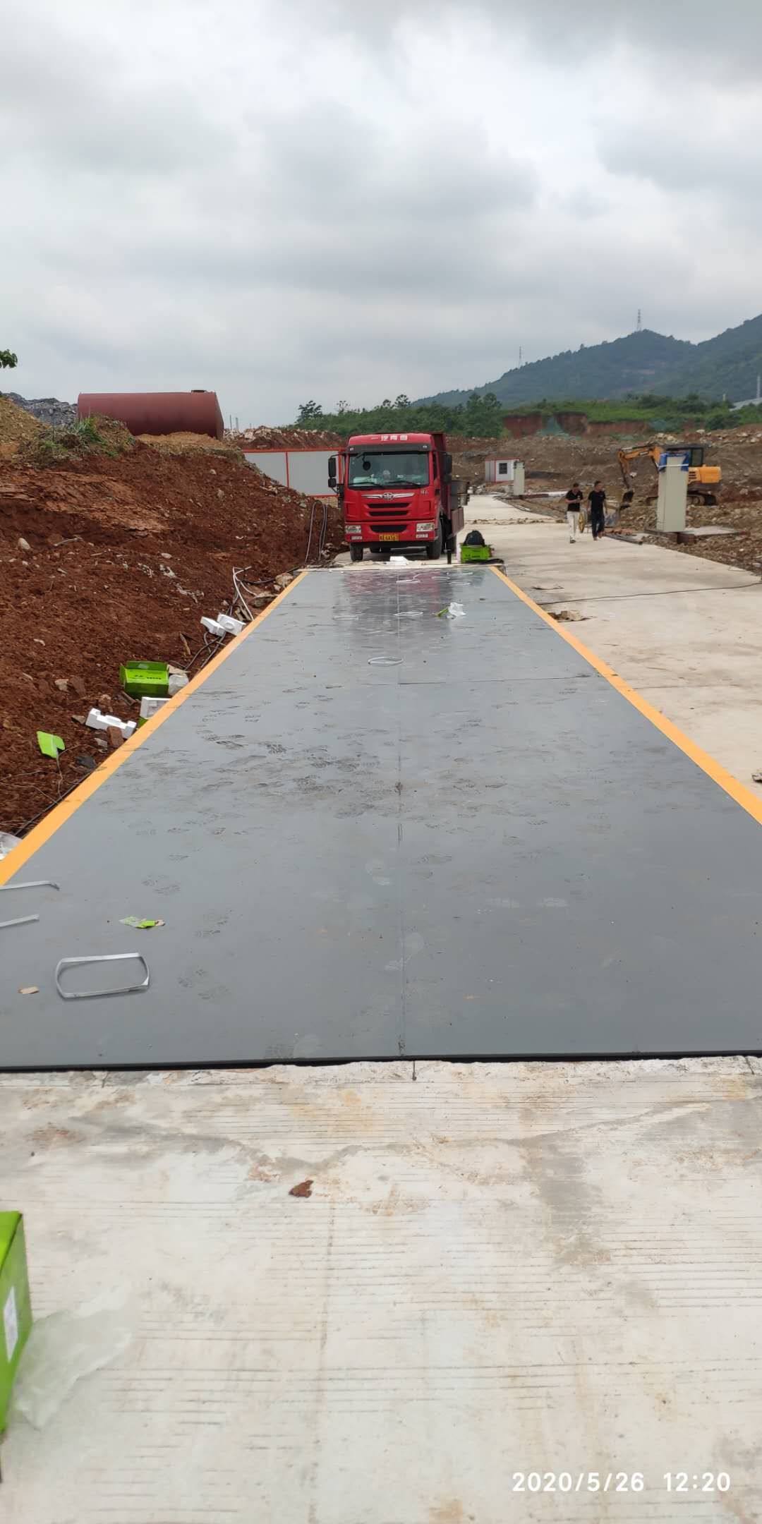 中鐵18局3*18米120噸地磅案例